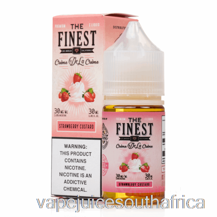 Vape Juice South Africa Strawberry Custard - The Finest Cr